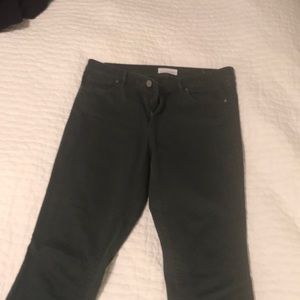 Hunter green skinny jeans